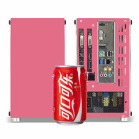 METALFISH 鱼巢 T40 Mini-ITX机箱 全侧透 红色