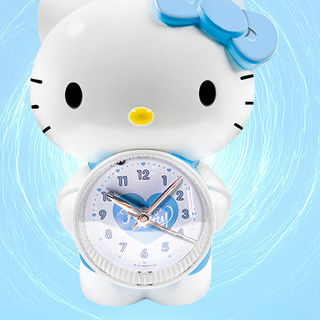 TIMESS HelloKitty联名系列 1279-3 凯带猫音乐闹钟 梦幻蓝