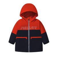 PELLIOT 伯希和 113140133 儿童加绒加厚冲锋衣 橙红色 150cm