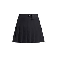 HOPESHOW 红袖 女士半身百褶短裙 90621091501 黑色 XL