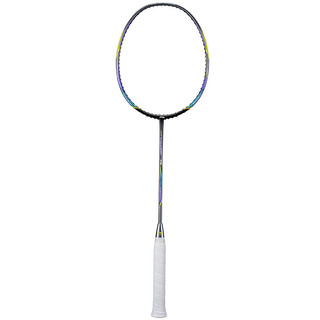 LI-NING 李宁 羽毛球拍HC1100超轻全碳素4U羽毛球单拍AYPM016-1白金（空拍） 74克轻量型炫灰 未穿线