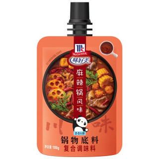 商品味好美(mccormick)火锅底料 麻辣锅风味锅物底料100g 重庆牛油小