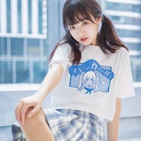 放學後的制服馆 JK制服 中二少女 短袖街头t恤