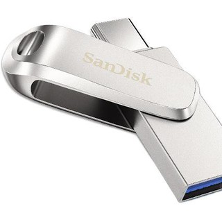 SanDisk 闪迪 SDDDC4-064G-Z46 USB 3.1 U盘 银色 64GB Type-C/USB-A