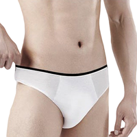 Freego 畅行 男士一次性三角内裤套装 FG10031 5条装 白色 XXXL