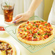 大希地 芝士披萨组合 540g 3个装 美式培根+果蔬牛肉+蜜汁鸡肉