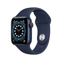 Apple 苹果 Apple Watch Series 6 智能手表 40mm GPS+蜂窝网络 铝金属表壳（血氧、GPS、扬声器）