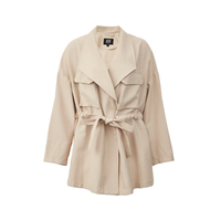 VERO MODA 女士风衣 321317002 浅卡其色 M