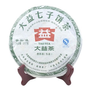 TAETEA 大益 七子饼茶 普洱生茶 357g
