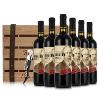 菲特瓦 法国菲特瓦进口奥瑞安干红葡萄酒14度红酒750ml*6送礼木箱装