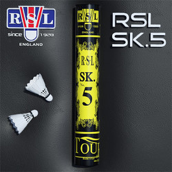 RSL 亚狮龙 sk5号羽毛球室内外训练防风耐打俱乐部比赛专业不易烂软木用球