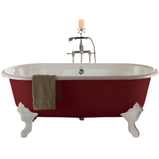 KOHLER 科勒 歌莱系列 K-11195T-RF 经典独立式浴缸 红色