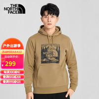 2021秋冬新款TheNorthFace北面针织卫衣男女中性情侣款户外磨毛保暖休闲连帽衫7W8P PLX M PLX XL