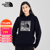 2021秋冬新款TheNorthFace北面针织卫衣男女中性情侣款户外磨毛保暖休闲连帽衫7W8P PLX M RG1 XXL