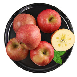 一颗绿芯冰糖心苹果 整箱10斤 净重8.5斤 果径80-85mm