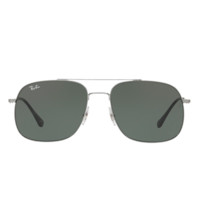 Ray-Ban 雷朋 男女款太阳镜 0RB3595 枪色框绿色片 59mm