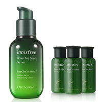 悦诗风吟 绿茶籽精华水液分菁露小绿瓶 80ml+30ml