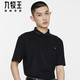 JOEONE 九牧王 速干系列 男装短袖POLO衫 TT2B20349 曜石黑