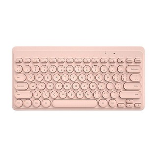 B.O.W 航世 K-610 79键 2.4G无线薄膜键盘 粉色 无光