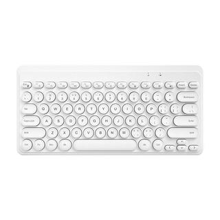 K-610 79键 2.4G无线薄膜键盘 白色 无光