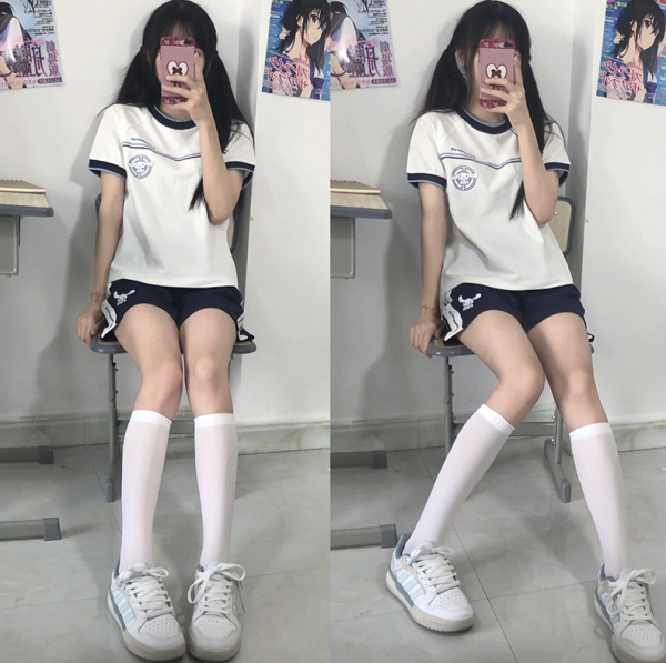 kyouko梗豆玉桂狗联名jk制服体操服短袖