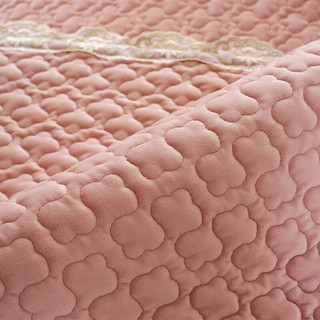 索菲娜 潘多拉 欧式加厚沙发套 粉色 95*70cm