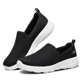 SKECHERS 斯凯奇 Go Walk Joy 女子休闲运动鞋 15637/BKW 黑色/白色 35.5