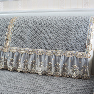 索菲娜 潘多拉 欧式加厚沙发套 灰色 115*160cm