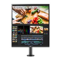 LG 乐金 27.6英寸28MQ780 NanoIPS 16:18 魔方屏 PBP KVM Type-C90W Ergo支架 设计师办公主播程序员