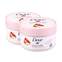 Dove 多芬 冰淇淋身体磨砂膏225ml*2瓶装德版乳木果