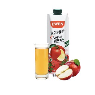 EWEN 意文 苹果汁 1L*2瓶