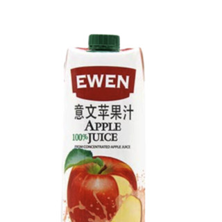 EWEN 意文 苹果汁 1L*2瓶