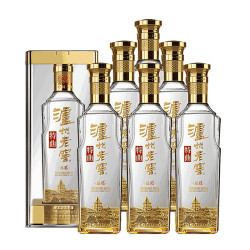 88vip泸州老窖特曲晶彩52度浓香型白酒500ml6瓶