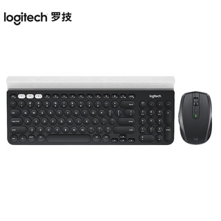 logitech 罗技 K780 键盘+ANYWHERE 2S 鼠标 无线键鼠套装 黑色