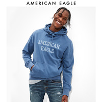 AMERICAN EAGLE AEO男士春秋宽松纯色连帽卫衣American Eagle 0193_1804