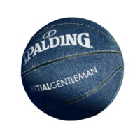 SPALDING 斯伯丁 INITIAL GENTLEMAN联名款 布面篮球 22SAOMMCXX270 蓝色