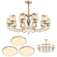  Lighting 雷士 NVC  欣和系列 10吊灯+8头吊灯+圆卧灯*3