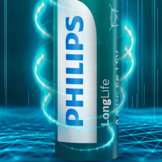 PHILIPS 飞利浦 R6 5号碳性电池 1.5V 6粒装