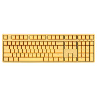 ikbc W210 108键 2.4G无线机械键盘 黄色 Cherry红轴 无光
