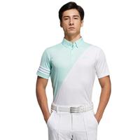 adidas 阿迪达斯 TR POLO SS 男子POLO衫 GM3660 清澈薄荷绿/白 L