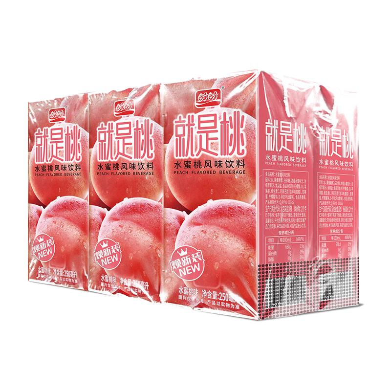 PANPAN FOODS 盼盼 水蜜桃风味饮料 水蜜桃味 250ml*6盒