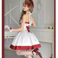 LUOLITA BOX 冰糖盒子 Lolita洛丽塔 夏日甜心 日常轻Lo连衣裙 白色
