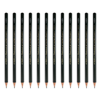 uni 三菱铅笔 9800 六角杆铅笔 4H 单支装