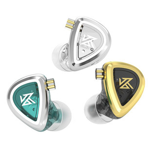 KZ EDA 动圈组合入耳式耳机  diy高音质游戏吃鸡耳机3.5mm 带麦版 厂家标配