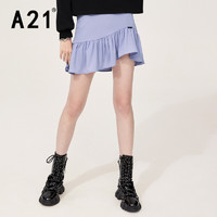 A21 女装梭织高腰短裙 浅紫 M