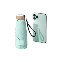 MAGLADY mini系列 5骨六折晴雨伞 浅绿色