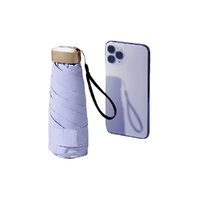 MAGLADY mini系列 5骨六折晴雨伞 浅紫色