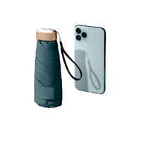 MAGLADY mini系列 5骨六折晴雨伞 墨绿色