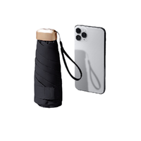 MAGLADY mini系列 5骨六折晴雨伞 梦幻黑