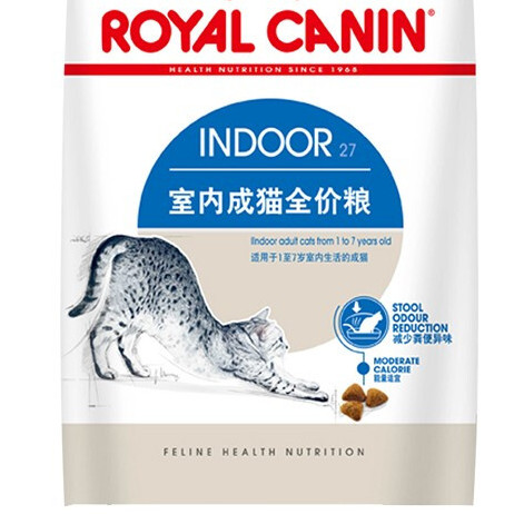 养宠卡用户专享：ROYAL CANIN 皇家 I27室内成猫猫粮 2kg